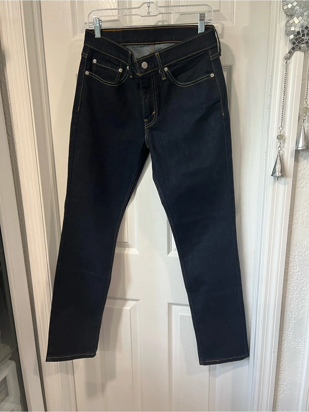 Levi's Men's Raw Indigo Straight Jeans